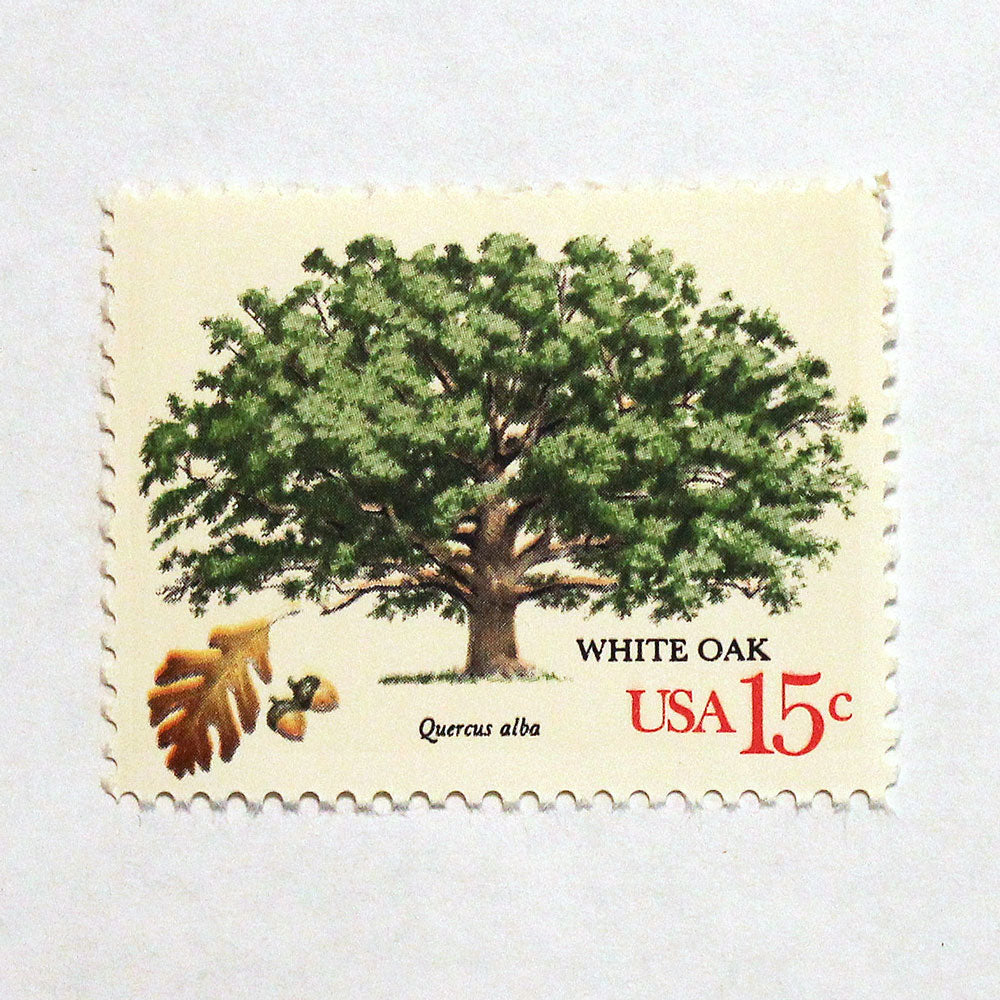 15c White Oak Stamps - Pack of 10