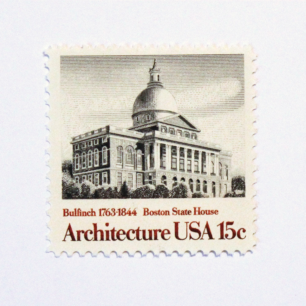 15c Boston State House Stamps - Pack of 10