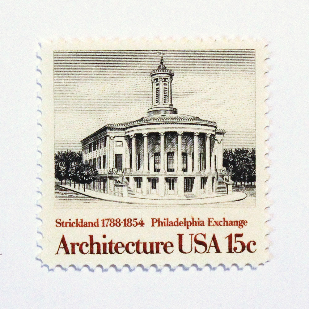 15c Philadelphia Exchange Stamps - Pack of 10