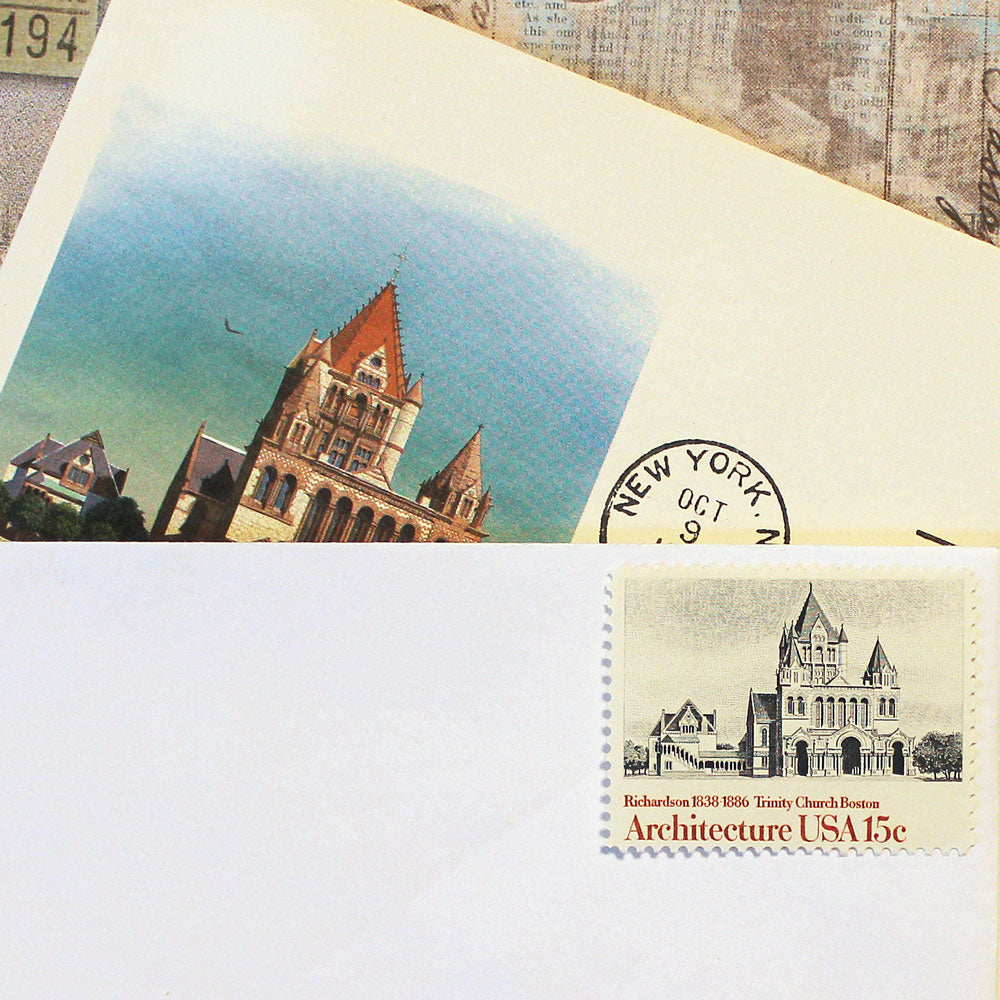 15c Trinity Church Stamps - Pack of 10
