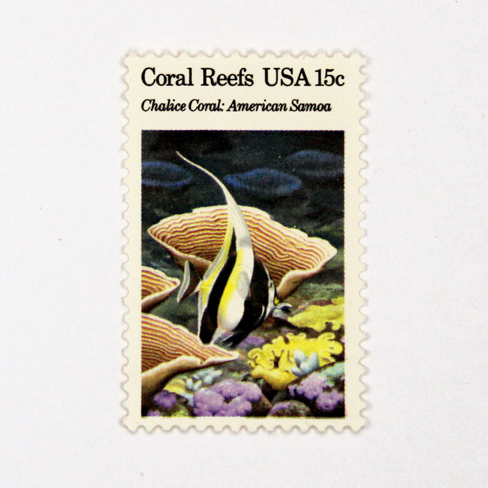 15c Coral Reef Stamps - Pack of 20