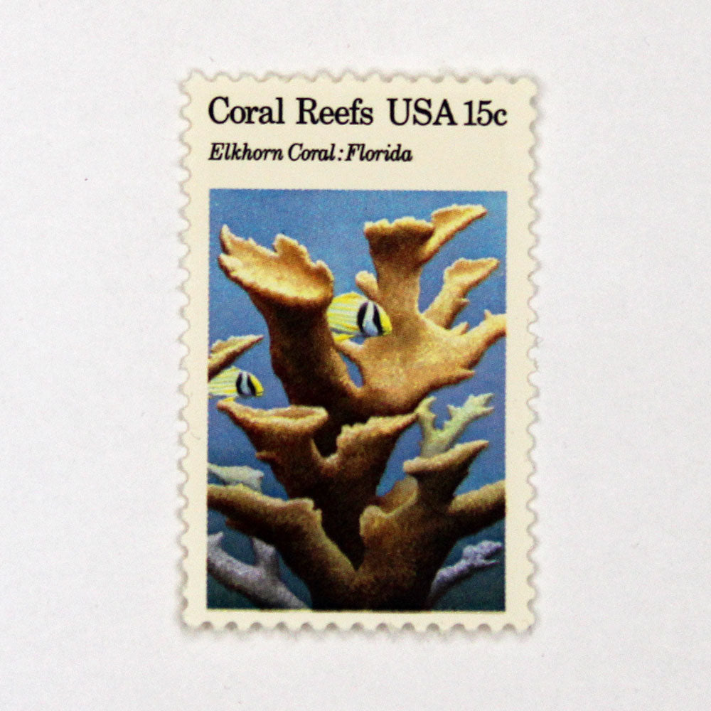 15c Coral Reef Stamps - Pack of 20