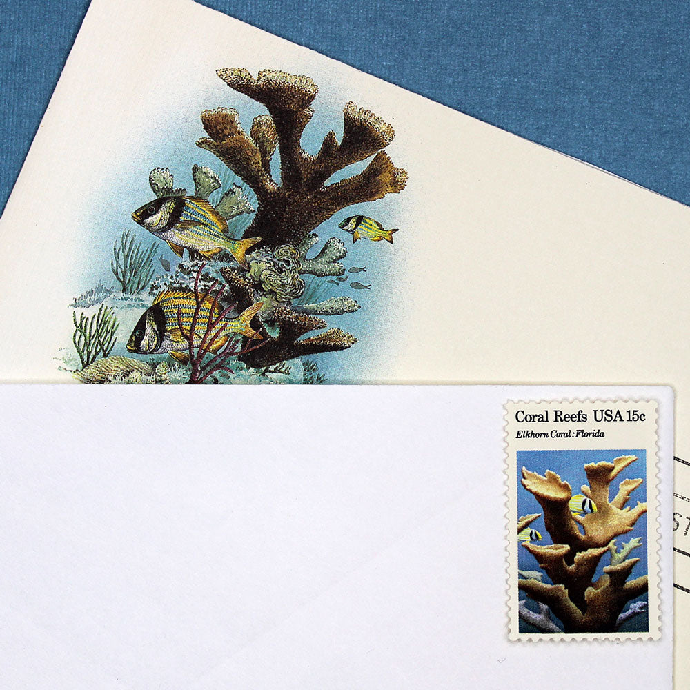 15c Coral Reef Stamps - Pack of 20