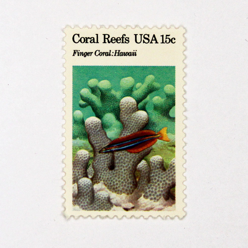 15c Coral Reef Stamps - Pack of 20