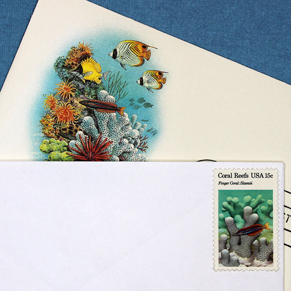 15c Coral Reef Stamps - Pack of 20