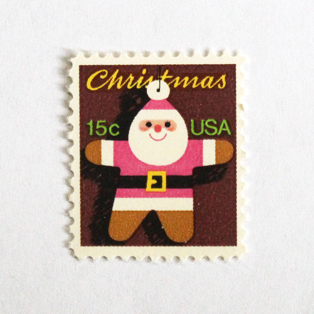 15c Santa Claus Ornament Stamps - Pack of 10