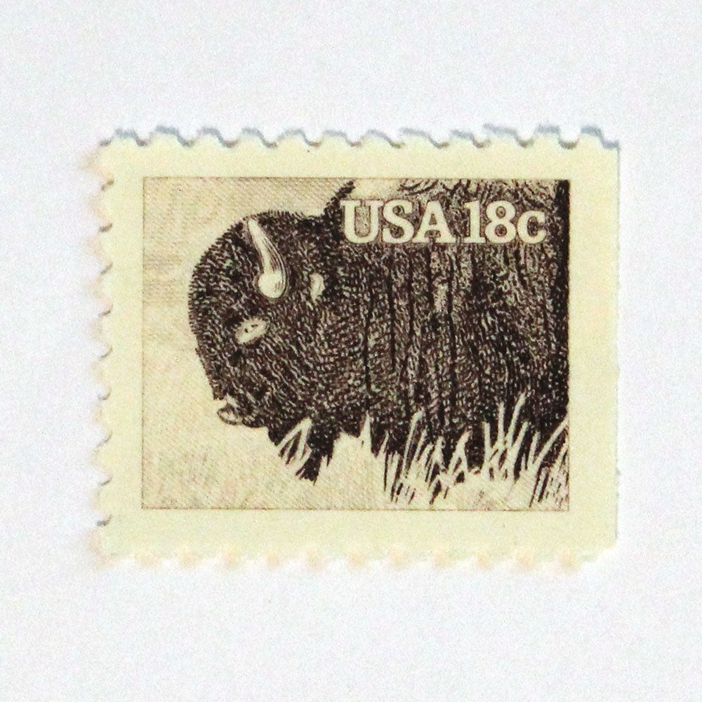 18c American Buffalo Stamps - Pack of 5