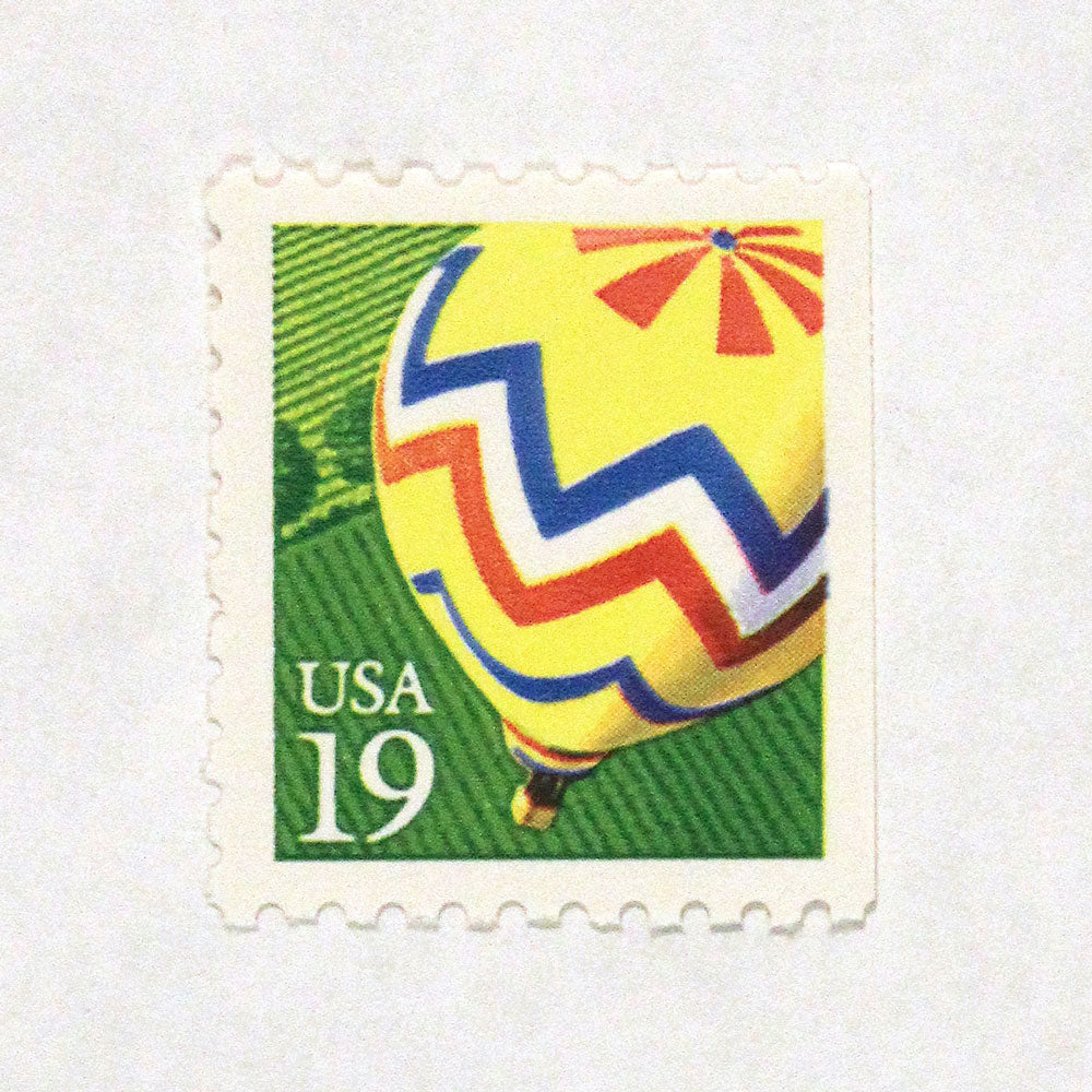 19c Hot Air Balloon Stamps - Pack of 10