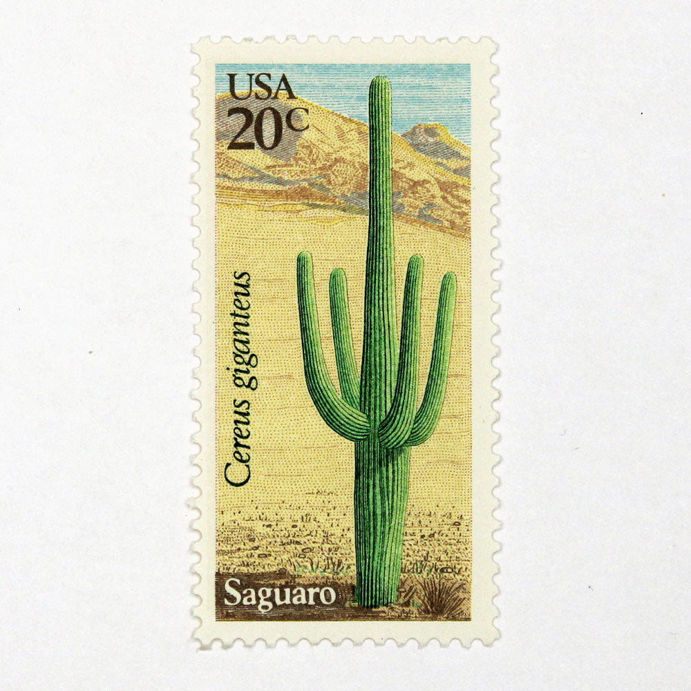 20c Saguaro Cactus Stamps - Pack of 5