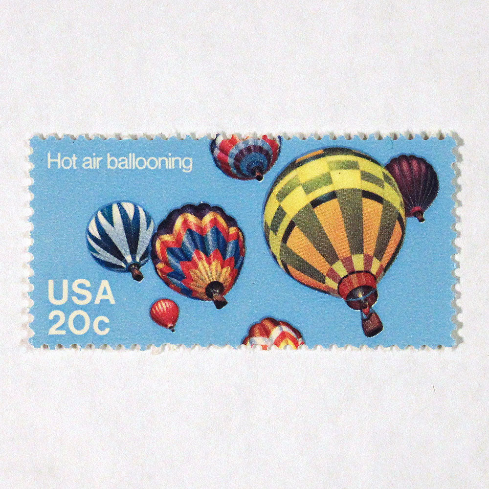 20c Hot Air Ballooning Stamps - Pack of 5