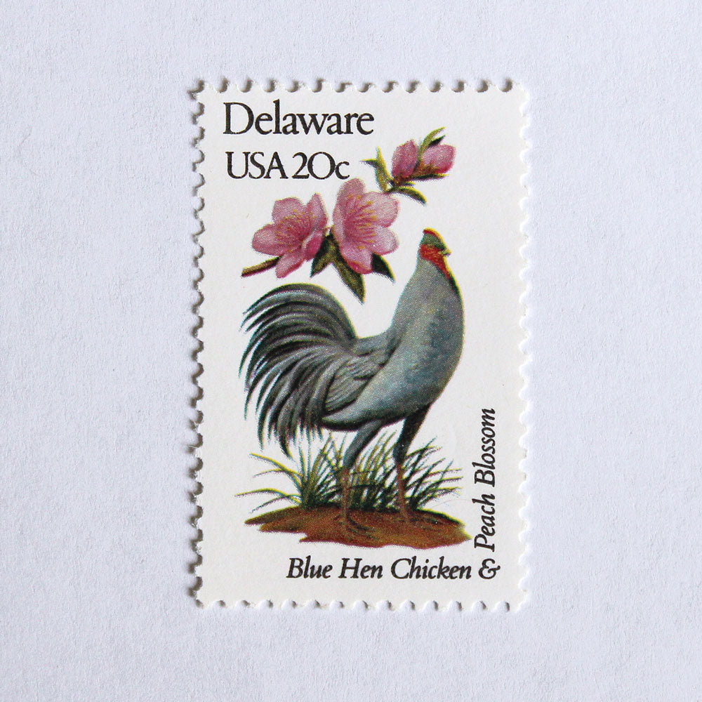 20c Delaware State Bird and Flower Stamps - Pack of 5