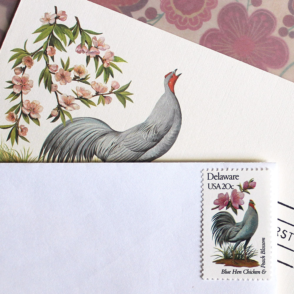 20c Delaware State Bird and Flower Stamps - Pack of 5