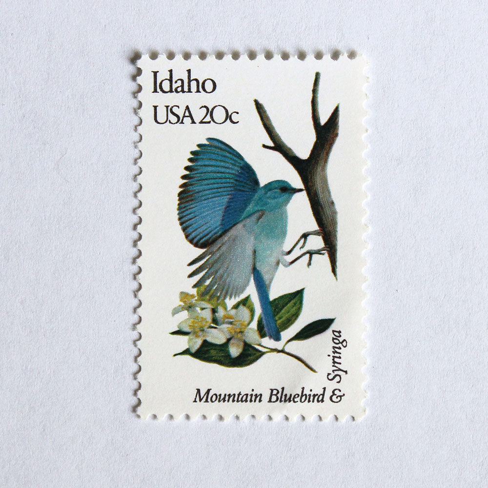 20c Idaho State Bird and Flower Stamps - Pack of 5