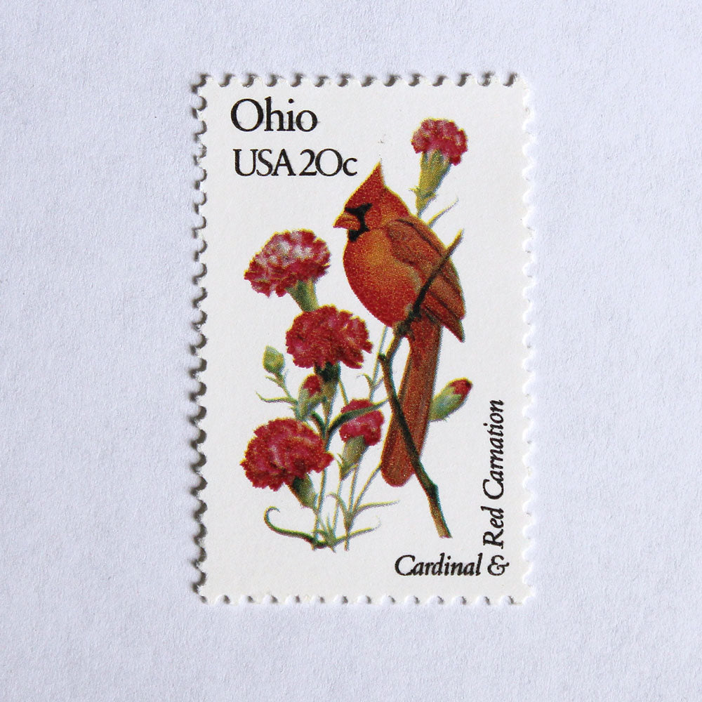 20c Ohio State Bird and Flower Stamps - Pack of 5
