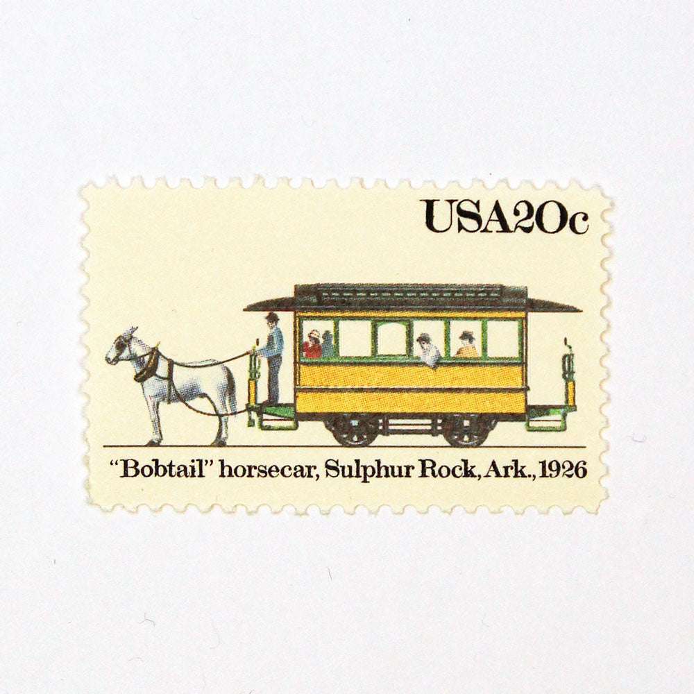 20c Bobtail Streetcar Stamps - Pack of 10