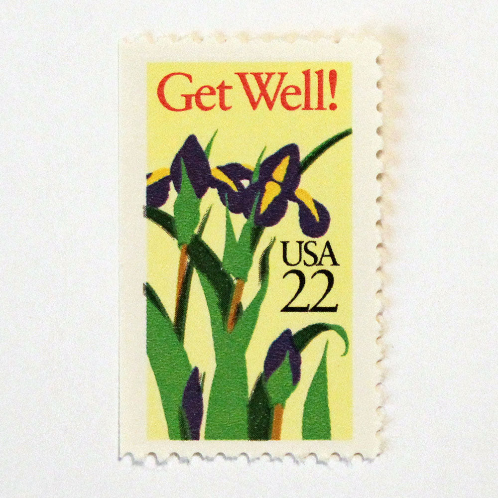 22c Get Well Stamps - Pack of 5