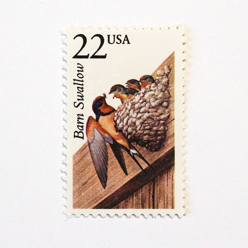 22c Barn Swallow Wildlife Stamps - Pack of 5