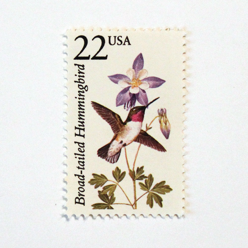 22c Hummingbird Wildlife Stamps - Pack of 5