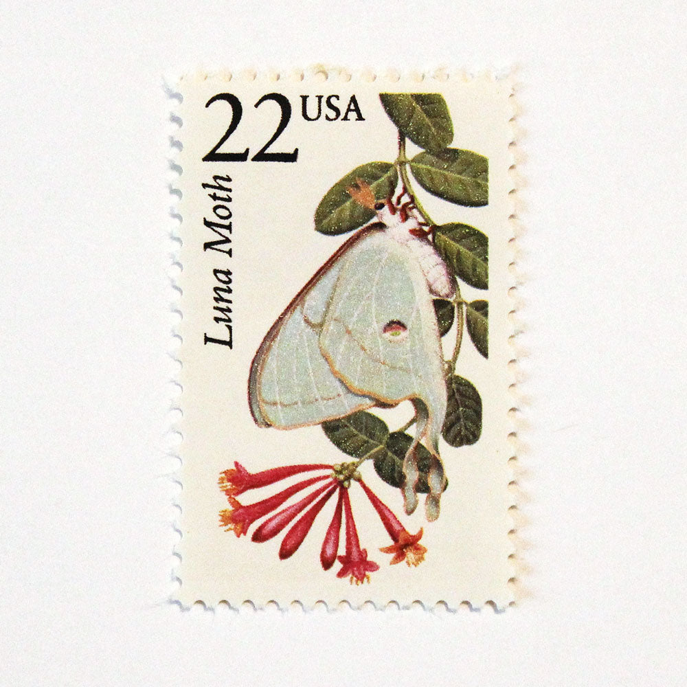 22c Luna Moth Wildlife Stamps - Pack of 5