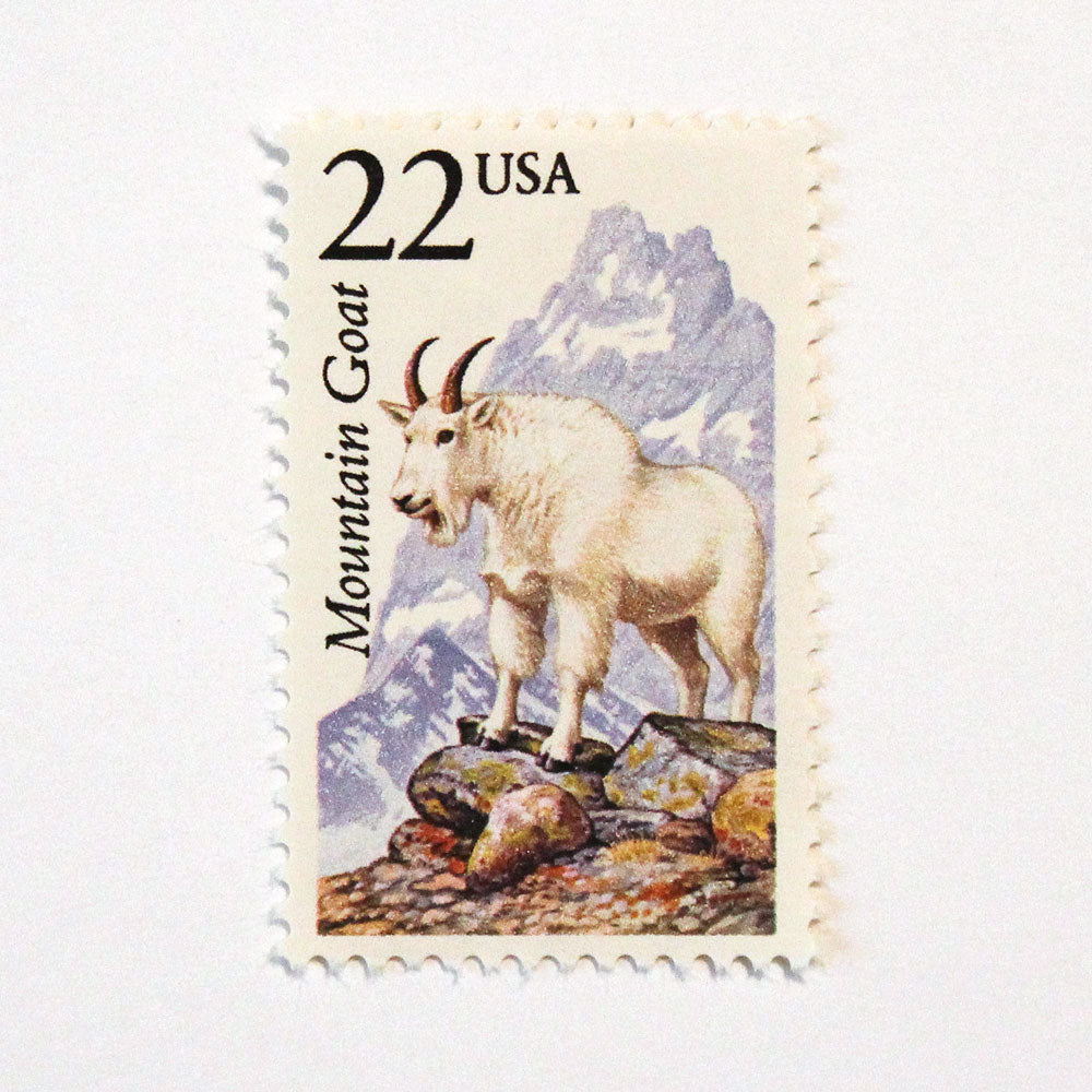 22c Mountian Goat Wildlife Stamps - Pack of 5