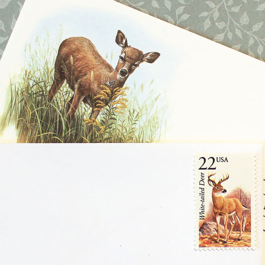 22c White-tailed Deer Wildlife Stamps - Pack of 5