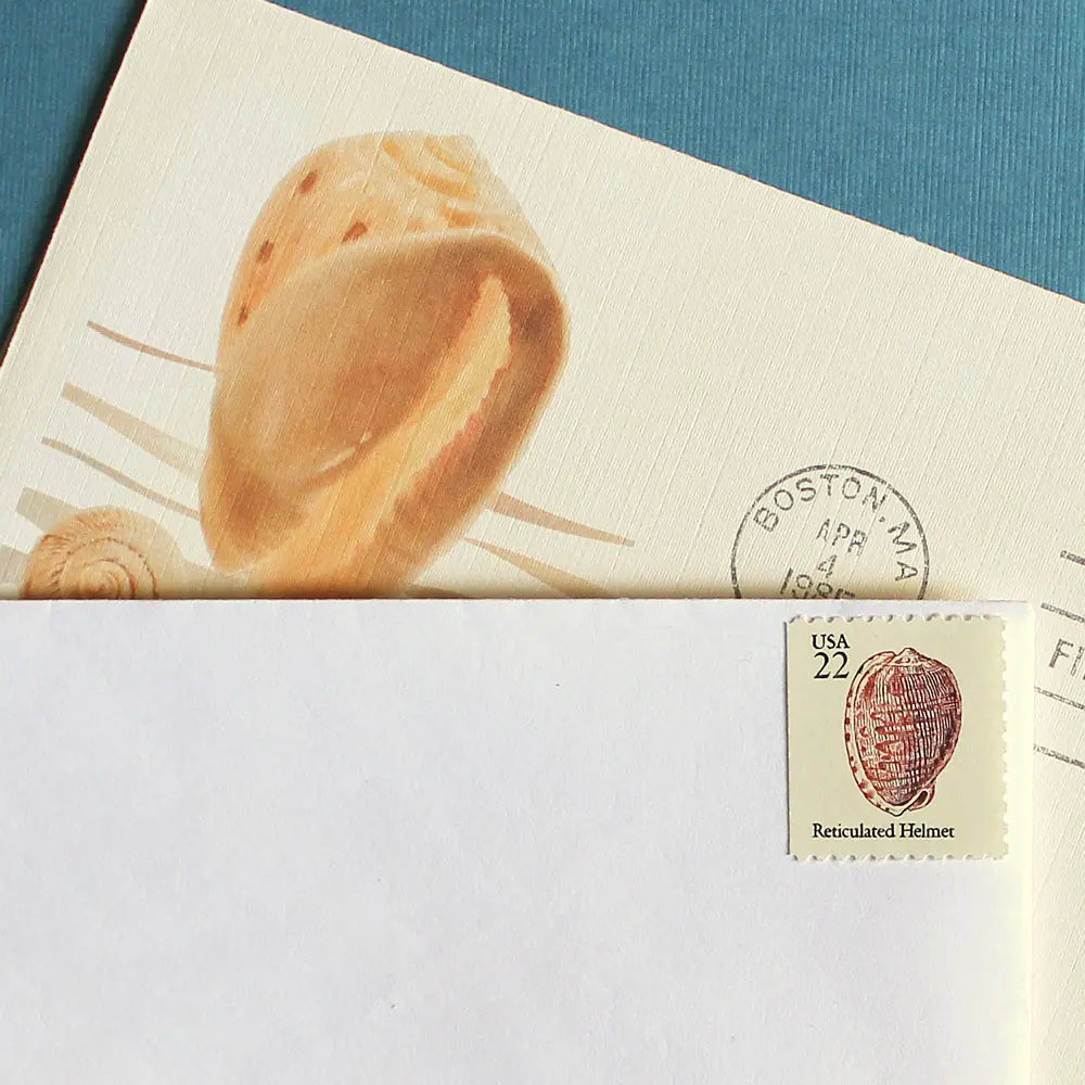 22c Seashell Stamps - Pack of 10