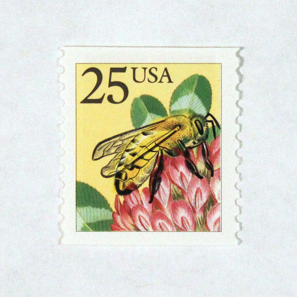 25c Honey Bee Stamps - Pack of 10