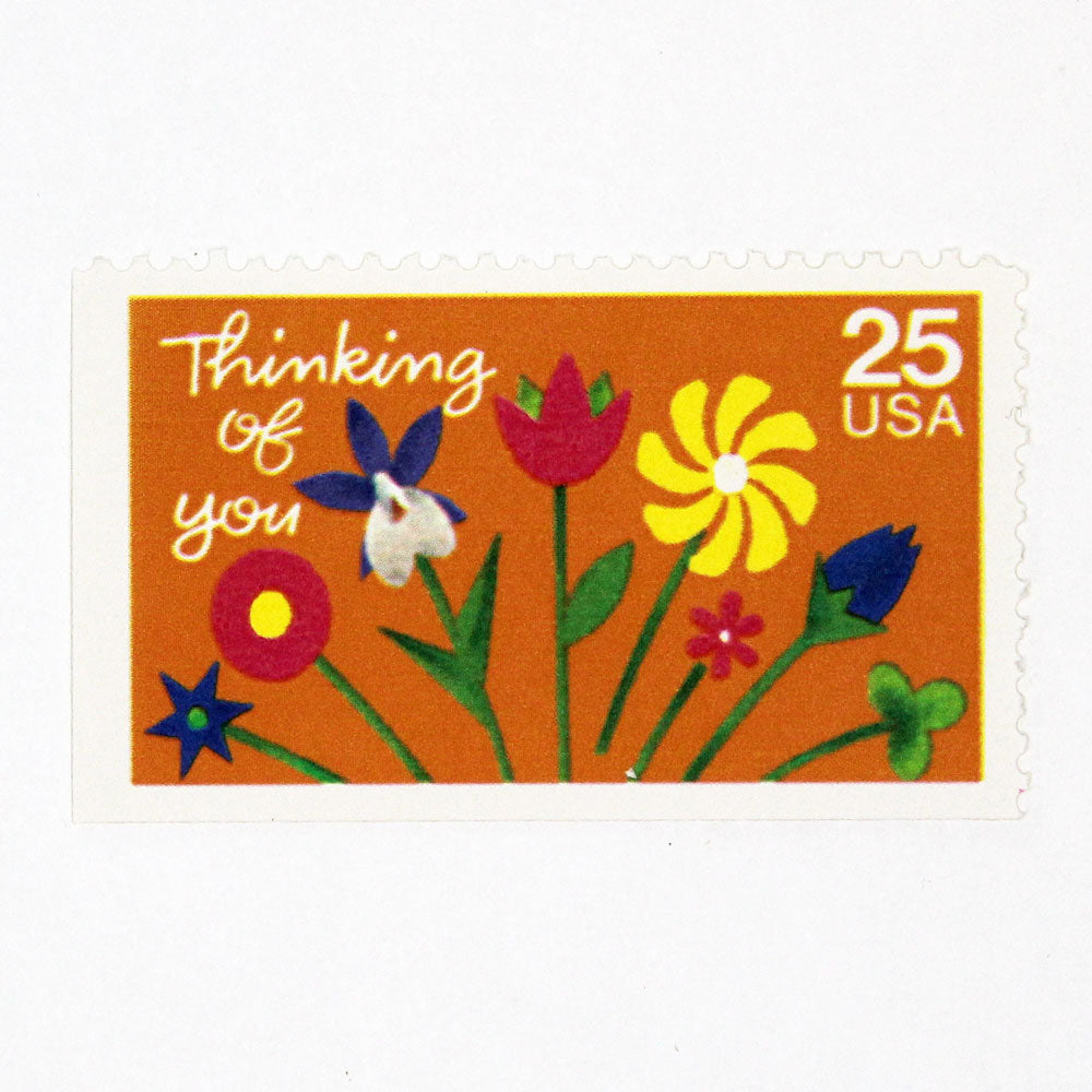 25c Thinking of You Stamps - Pack of 5