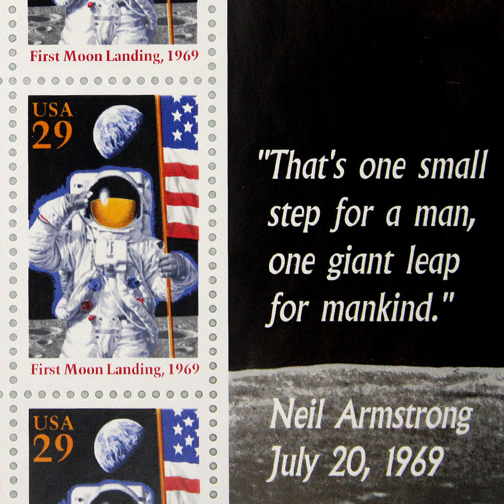 29c First Moon Landing Stamps - Sheet of 12