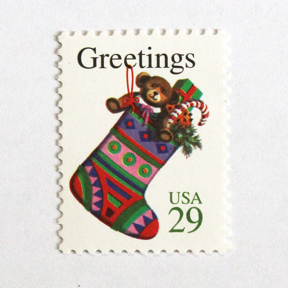 29c Christmas Stocking Stamps - Pack of 10