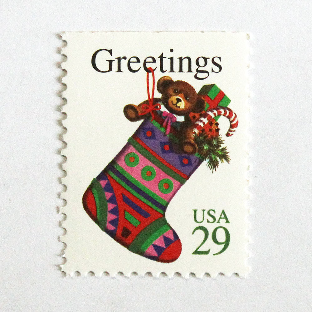 29c Christmas Stocking Stamps - Pack of 10
