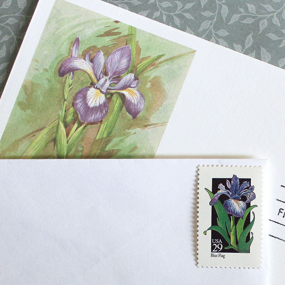 29c Purple Wildflowers Stamps - Pack of 8