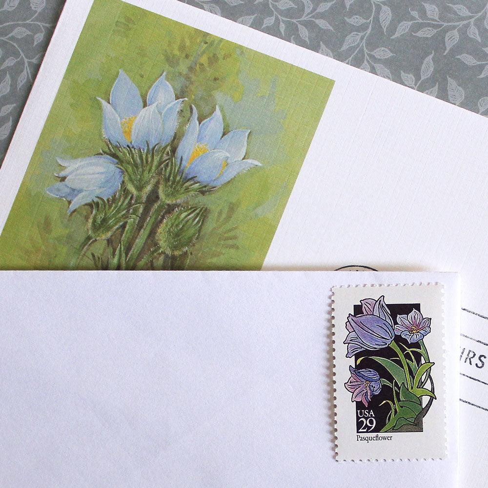 29c Purple Wildflowers Stamps - Pack of 8