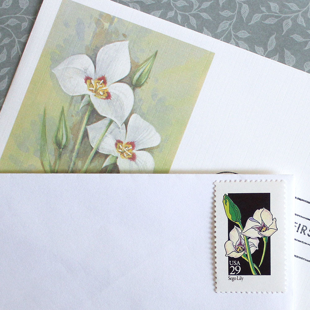 29c Purple Wildflowers Stamps - Pack of 8