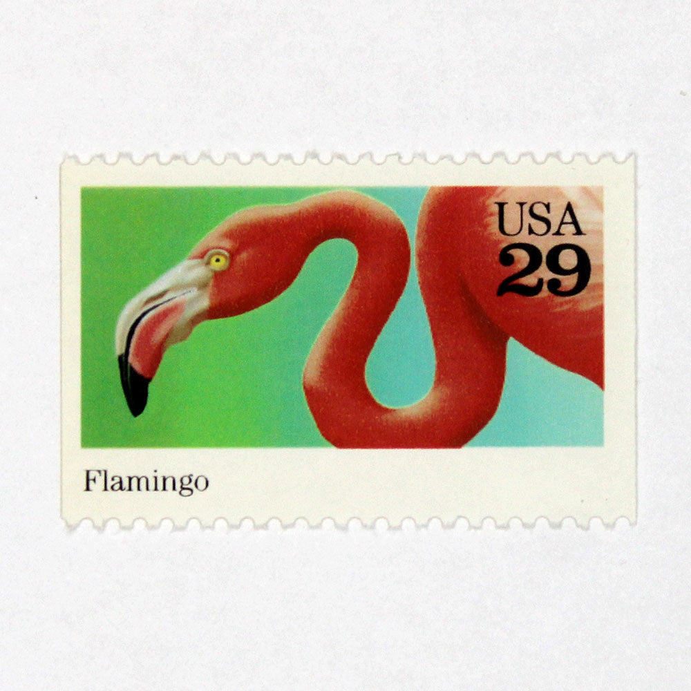 29c Pink Flamingo Stamps - Pack of 5
