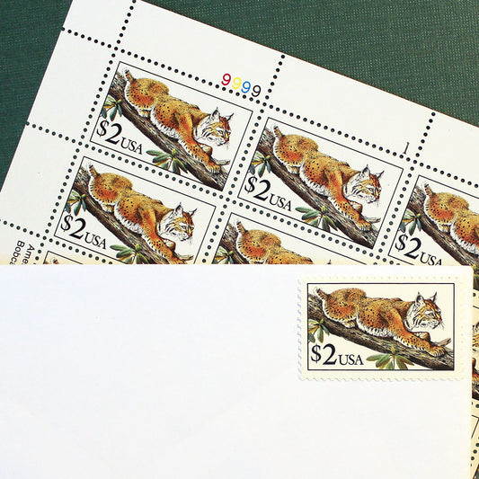 $2 Bobcat Stamps - Pack of 5