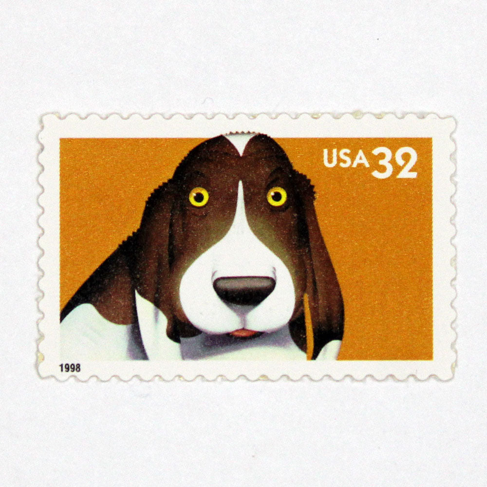 32c Dog Stamps - Pack of 5