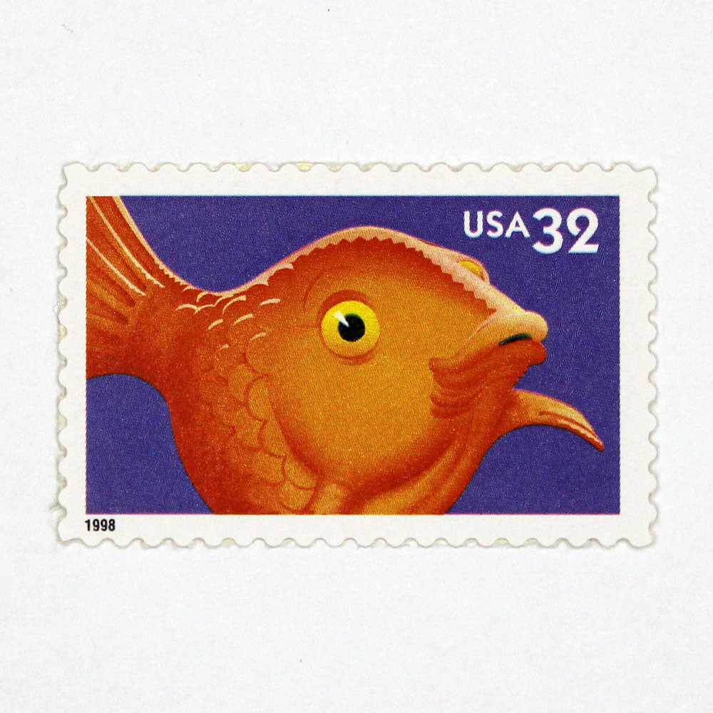 32c Goldfish Stamps - Pack of 5
