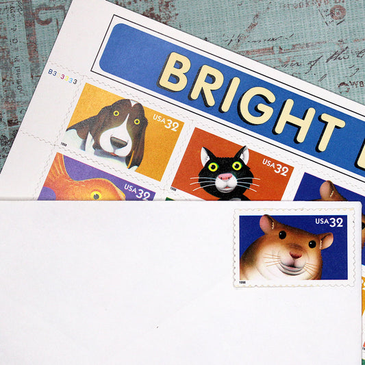 32c Hamster Stamps - Pack of 5