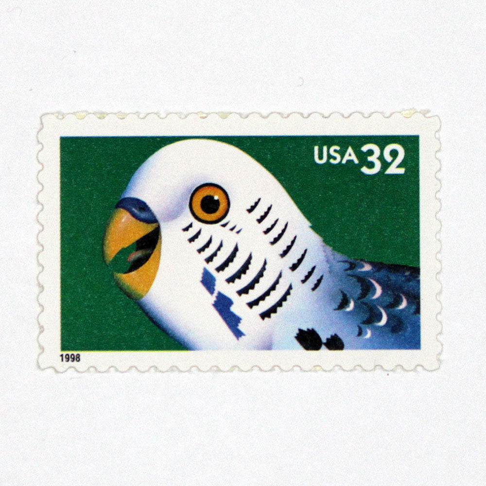 32c Parakeet Stamps - Pack of 5