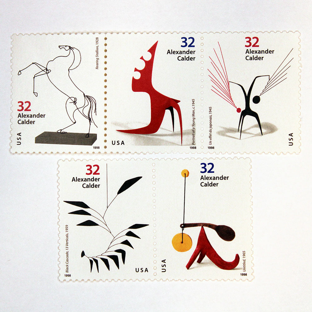 32c Alexander Calder Stamps - Pack of 5