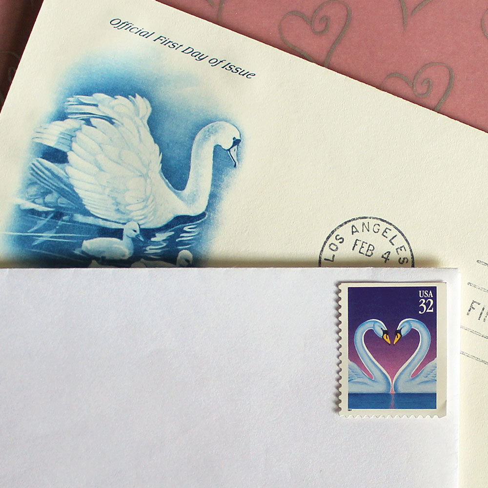 32c Swan Love Stamps - Pack of 10