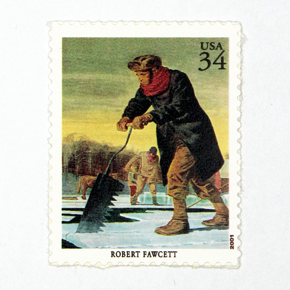 34c Robert Fawcett Stamps - Pack of 5