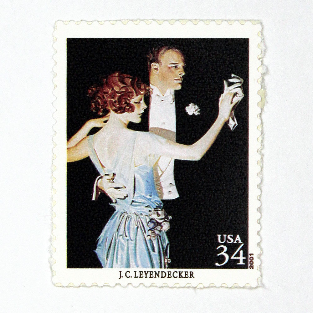 34c Joseph Christian Leyendecker Stamps - Pack of 5