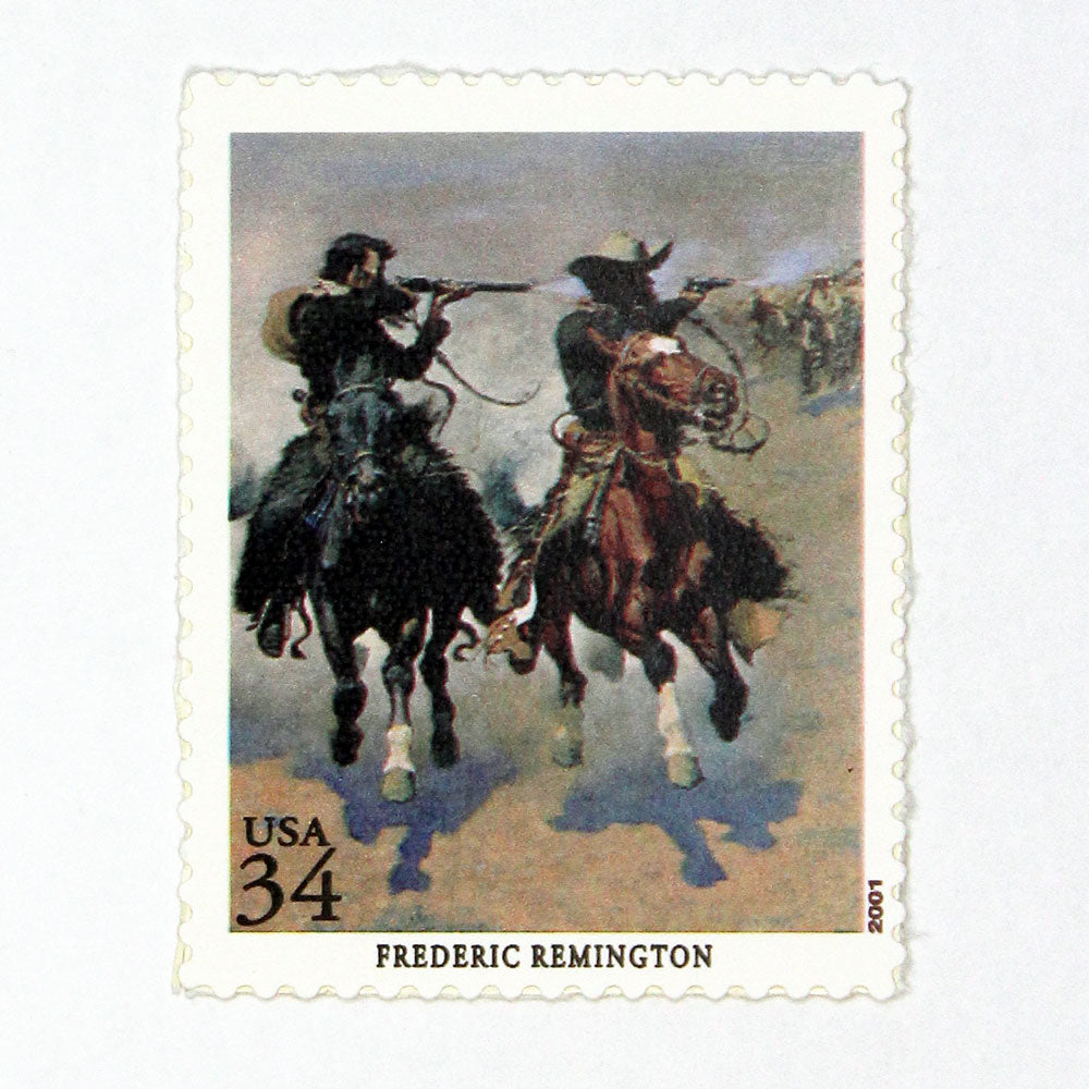 34c Frederic Remington Stamps - Pack of 5