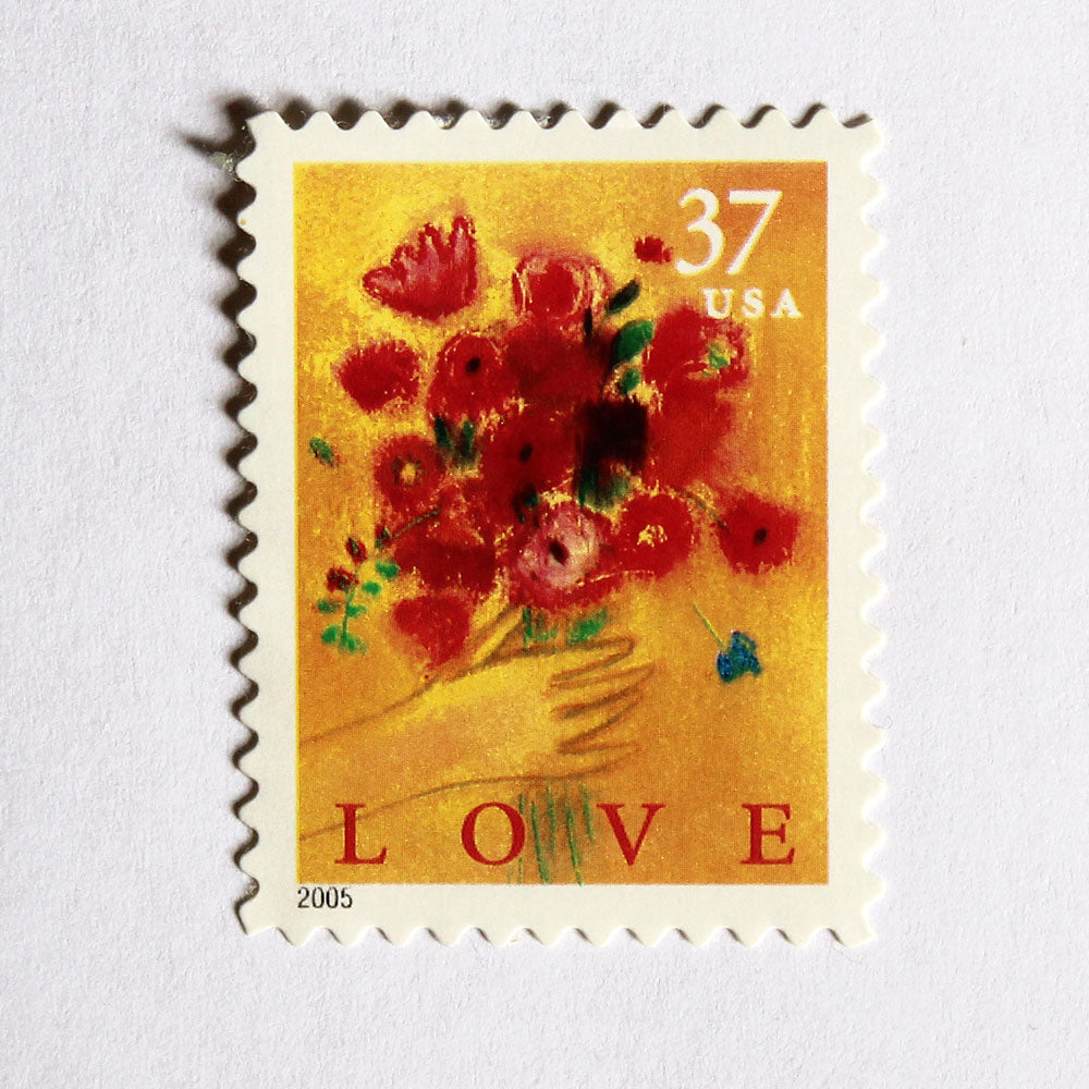 37c Love Bouquet Stamps - Pack of 10
