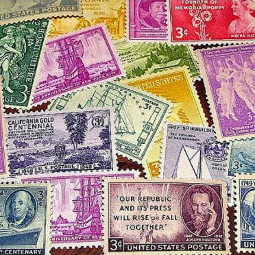 3c Grab Bag - Grab Bag of 50 Different Stamps