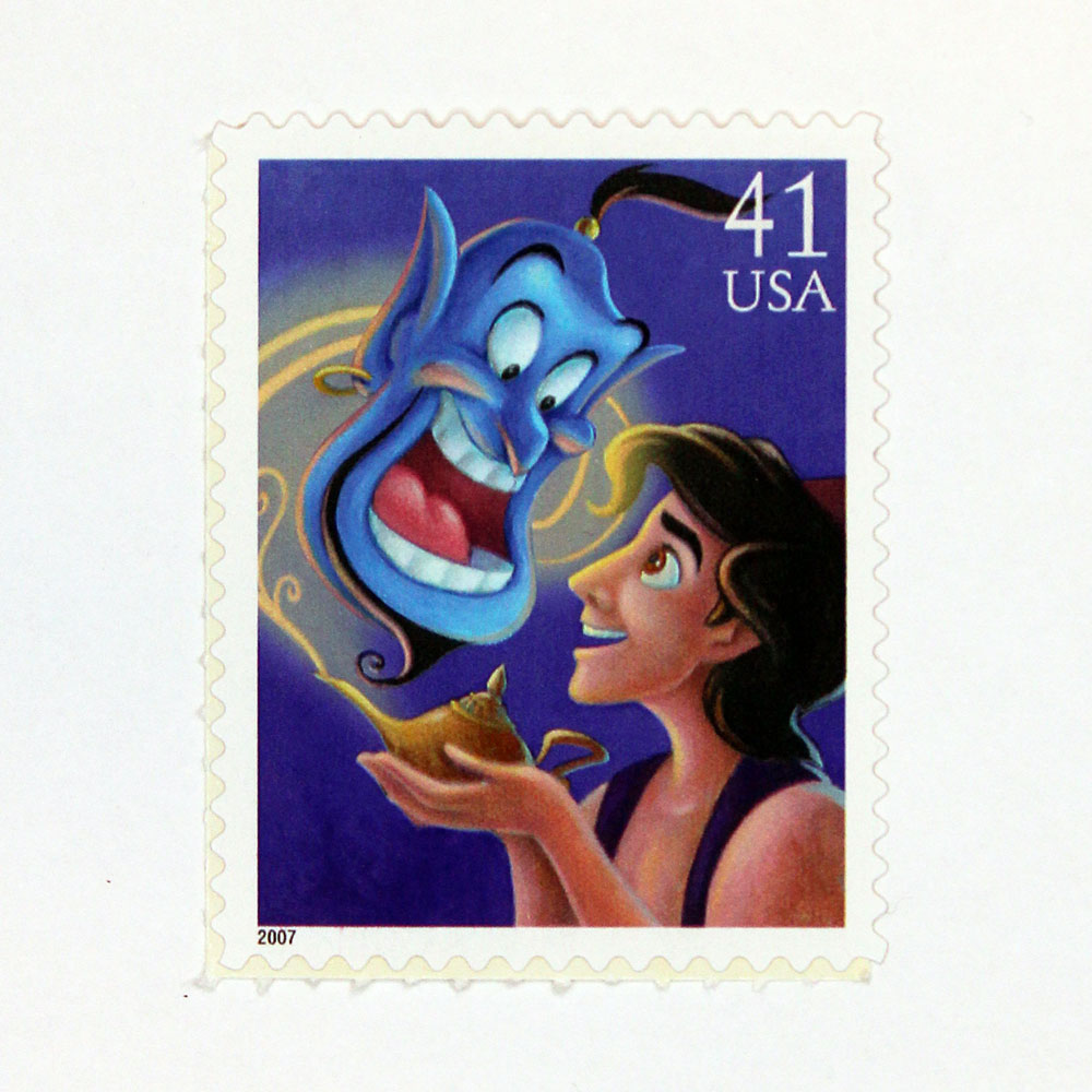 41c Aladdin and Genie Stamps - Pack of 5
