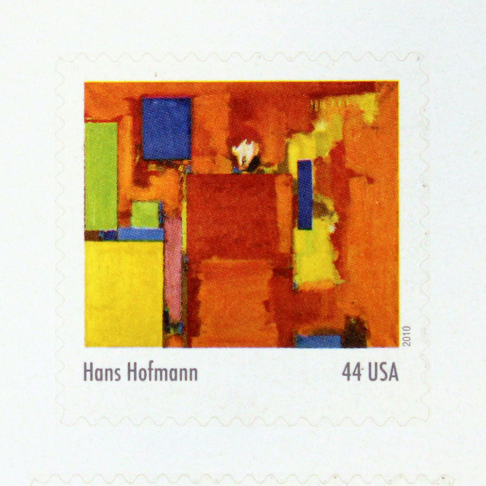 44c Abstract Expressionists Stamps - Sheet of 10 stamps