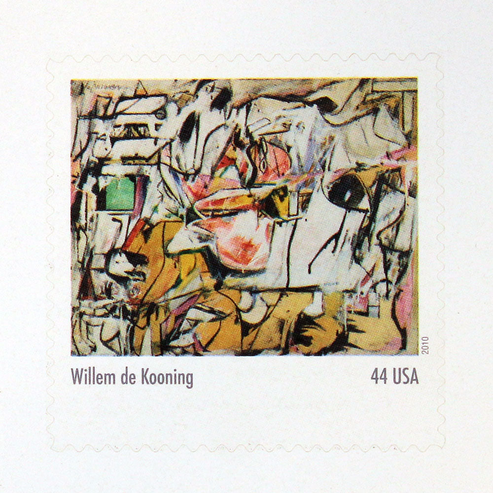 44c Abstract Expressionists Stamps - Sheet of 10 stamps